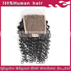 High Quality Natural Color Wavy Brazilian Virgin Hair Bundles With Lace Closure thumbnail-3