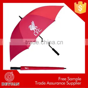 Cocktail Dress Promotional Deluxe Red and White Golf Umbrella Quality Choice thumbnail-6