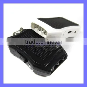 Clip Portable Belt Hook 1200mah 3LED Light Keychain Solar Lamp thumbnail-1