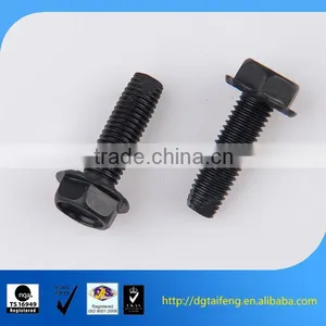 Black Oxide Hex Head Nylon Patch Screw for Automobile thumbnail-1