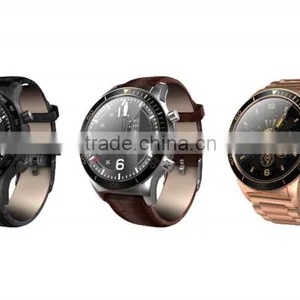 Bluetooth 4.0 300mAh Stainless Steel Round Smart Watch thumbnail-4