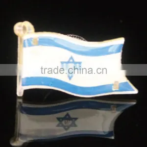 Personalized Flag Shaped Led Flash Light Badge Pin for Souvenir Gifts thumbnail-1
