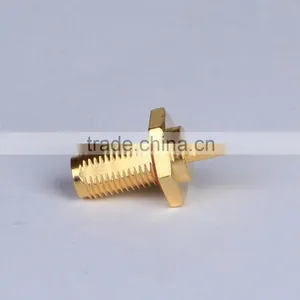 SMA Jack Female Waterproof Bulkhead Connector for RG316 RG174 LMR100 Cable thumbnail-2