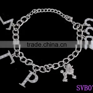 Vnistar Hot Sellers Alloy Sigma Gamma Rho Chain and Link Bracelets Girls' Fashion Greek Bracelets 2016 Cheap thumbnail-1