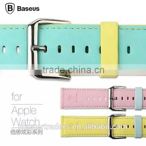 BASEUS Xuancai Series PU Leather Watch Band Wrist Strap For Apple Watch MT-3489 thumbnail-1