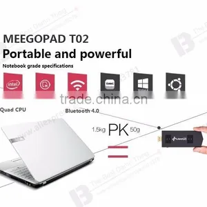 Mini PC MeegopadT02 Intel Atom Z3735F Quad Core Intel HD Graphic, Bluetooth 4.0 802.11b/g/n Wireless for Business thumbnail-2