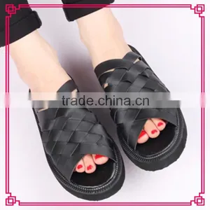 Handmade Knitted Slippers Socks With Leather Sole Online Wholesale Shop Slippers thumbnail-1