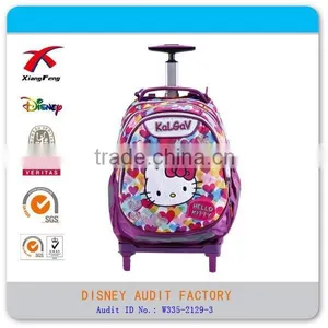 Cool Cute Trolley Backpack School Trolley Bag for Girls thumbnail-1