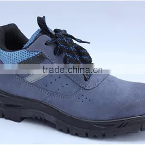 Suede Leather Steel Toe Work Shoes Safety Shoes 9068 thumbnail-2
