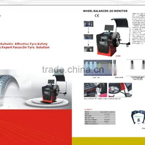 Tyre Balancer S909 With 3D Dispaly Screen thumbnail-1