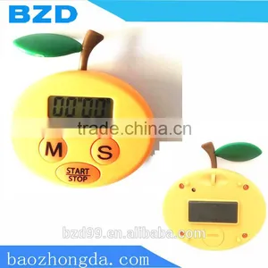 New Style Tomato Orange Fruit Set Electronic Countdown & Count up Mini Decorative Kitchen Timers thumbnail-1