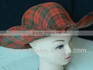 Promotion Wide Brim Beach Hat for Girls/Good Quality Paper Straw Beach Hat thumbnail-1