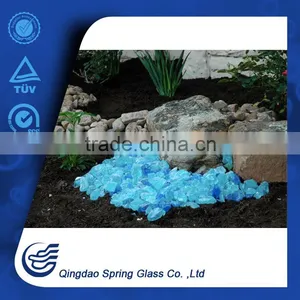 Garden Decorative Glass Gravel, Credible Supplier of Glass Rock thumbnail-1