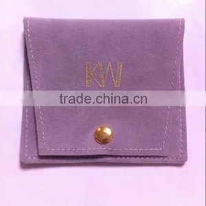 Sept New Custom Suede Jewellery Pouch Envelope Flap Style Quality Choice thumbnail-2