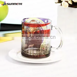 Sunmeta Glass Cup for Sublimation Glass Beer Mug for Custom Printed Mug MKB-06 thumbnail-1
