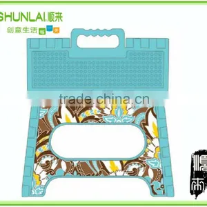 Portable Plastic EZ Step Stool Kids Plastic Folding Stool As Seen on TV thumbnail-1