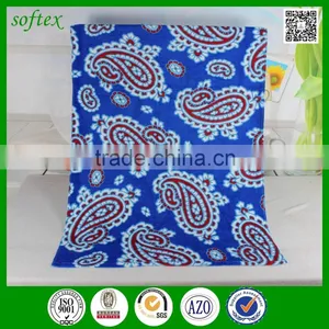 Shanghai Softex 70x140 350g Reactive Printed Cotton Custom Imprinted Beach Towels thumbnail-1