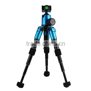 Portable Folding Ultra Aluminum Alloy Tripod Compact Desktop Macro Mini Tripod Kit With Ball Head for Canon DSLR Camera thumbnail-5