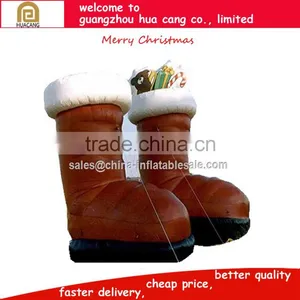 2016 Giant Inflatable Christmas Decoration Inflatable Shoes For Gift thumbnail-1