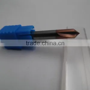 6mm Cutting Dia 90 Degree 2 Flutes HRC55 Cnc Chamfer Mill With Coating thumbnail-2
