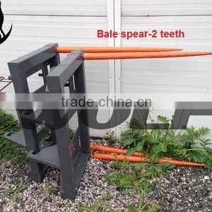 Bale Spear on Loader, Wheel Loader Attachments, Bale Spoon thumbnail-1