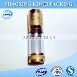 Airless Cosmetic Bottle in Gold Color thumbnail-1