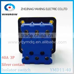 Isolator Switch YMD11-40A Load Break Switch Universal Power Cut off Switch On-off 40A 3P Changeover Cam Switch 6 Sliver Contacts thumbnail-4