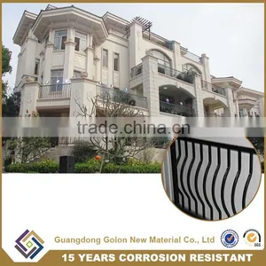 Best Handrail Project Manufacturer Customized Indoor/Outdoor Terrace Metal/ Aluminum Balcony Railing Designs thumbnail-3