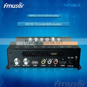 Wholesale MPEG-4 AVC /H.264 SD rf Converter (Tuner,CVBS,HDMI In; RF Out) for Audio/Video to DVBT Hch thumbnail-1