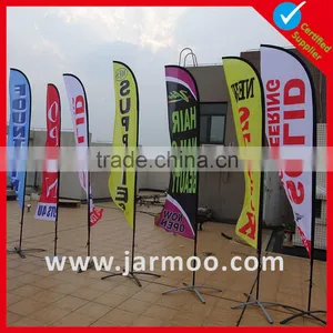 Personalized Logo 110g Knitted Polyester Feather Beach Banner thumbnail-3