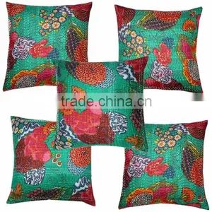Exclusive Kantha Pillows Christmas Cushion Covers thumbnail-1