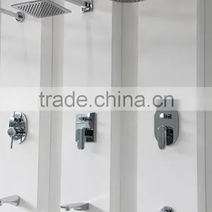 Bathroom Rain Shower Head Set Watermark Wels With Bathtub Faucet B3 thumbnail-3