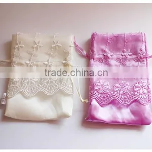Candy and Jewelry Package Drawstring Satin Gift Pouch thumbnail-1