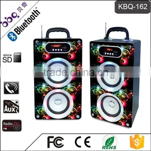 BBQ KBQ-162 2000mAh 2016 Hot Selling 20W Mini Subwoofer Speaker thumbnail-6