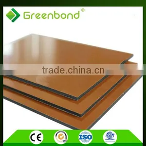 GREENBOND Popular Wood Finish Aluminium Composite Panel thumbnail-2