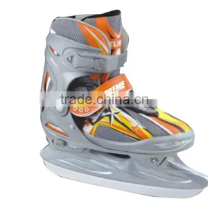 China Manufacturing Stainless Steel Semi-soft Ice Skating Shoes thumbnail-1