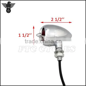 Red Lens Tribar Motorcycle Turn Signals Vintage Indicator for Kawasaki Lighting thumbnail-6