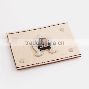 Embossed Leather Patches pu Labels for Jeans China thumbnail-6