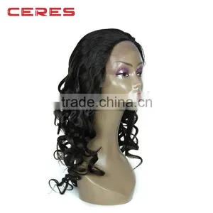 Stock Glueless Lace Front Wig Remy Hair Big Wave 100% Human Hair Lace Wig thumbnail-5