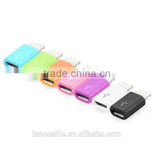 MFi Certified Micro Usb Female to 8 Pin Sync Adaptor thumbnail-1