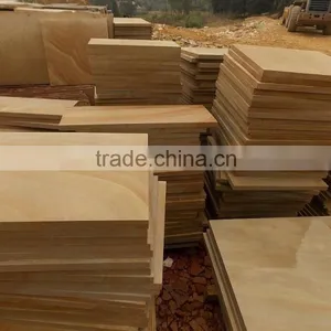 Natural Yellow Sandstone With Veins thumbnail-6