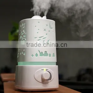 PP 1.5L Large Capacity Air Humidifier With LED Light Air Ionizer Aroma Diffuser thumbnail-1