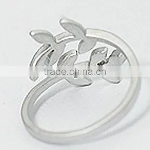 Hot Sales Leaves Shape Adjustable Knuckle Midi Infinity Ring Ring thumbnail-3