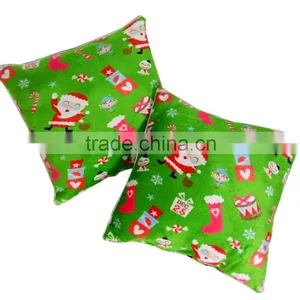 Green Cartoon Xmas Decorative Plush Pillow, Digital Printed Christmas Throw Pillow for Kids thumbnail-1