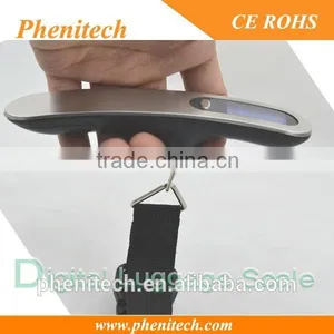 New Product 50kg Digital Luggage Scale Metal Surface Shell Luggage Scales Quality Choice thumbnail-2