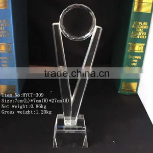 "v" Shaped Crystal Round Ball Troghy Cup thumbnail-3