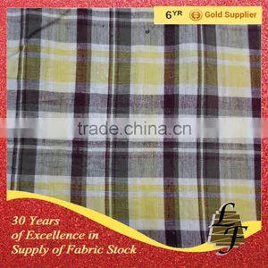 21S- 100% Cotton Yarn Dyed Shirting Stock Fabric(2255) thumbnail-1