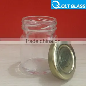 High Quality Wholesale Glass Honey Jar With Metal Lid thumbnail-1