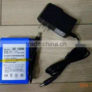 12V DC 3000mAh Rechargeable Li-ion Battery Pack thumbnail-1