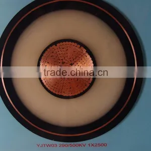 500kV Longitudinal Water-resistant Power Cable of XLPE Insulated Corrugated Aluminum-sheathing PE Sheathed Power Cable thumbnail-5